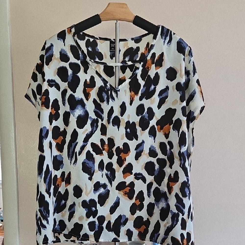 Leopard Print Women's Top